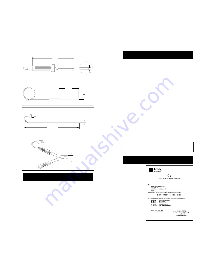 Hanna Instruments HI 98701 Instruction Manual Download Page 16