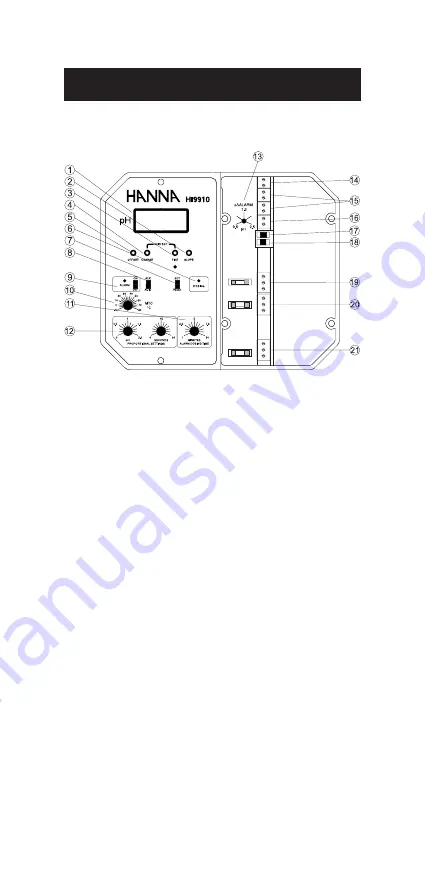 Hanna Instruments HI 9910 Скачать руководство пользователя страница 6