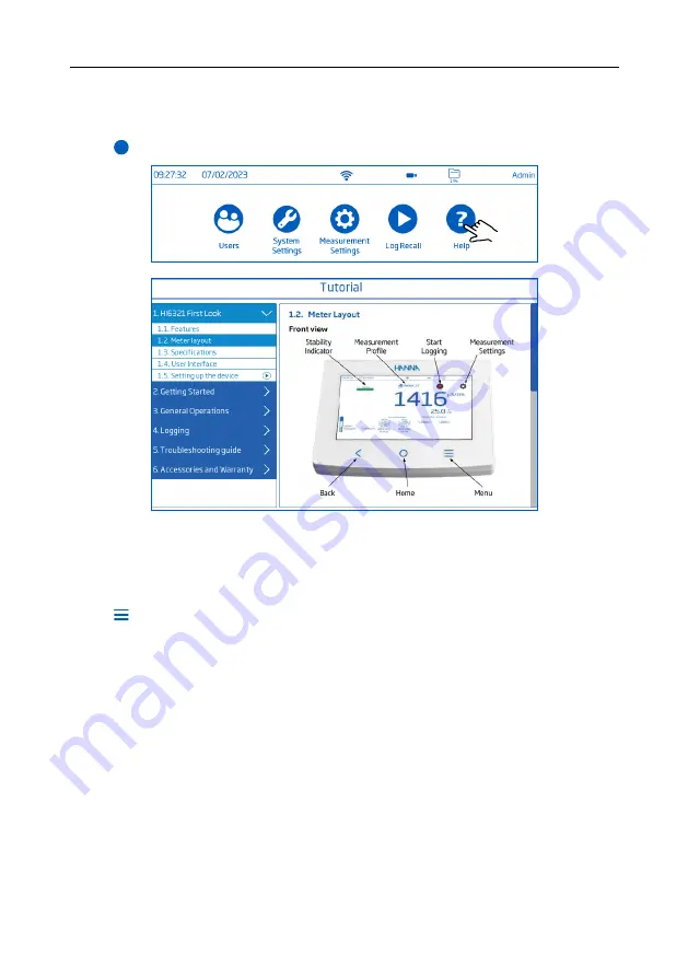 Hanna Instruments HI6321 Instruction Manual Download Page 36