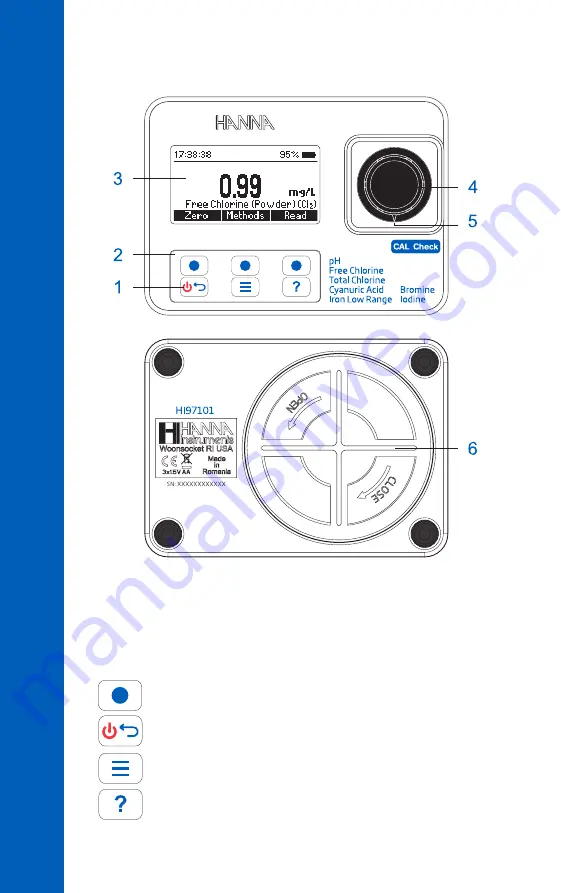 Hanna Instruments HI97101 Instruction Manual Download Page 10