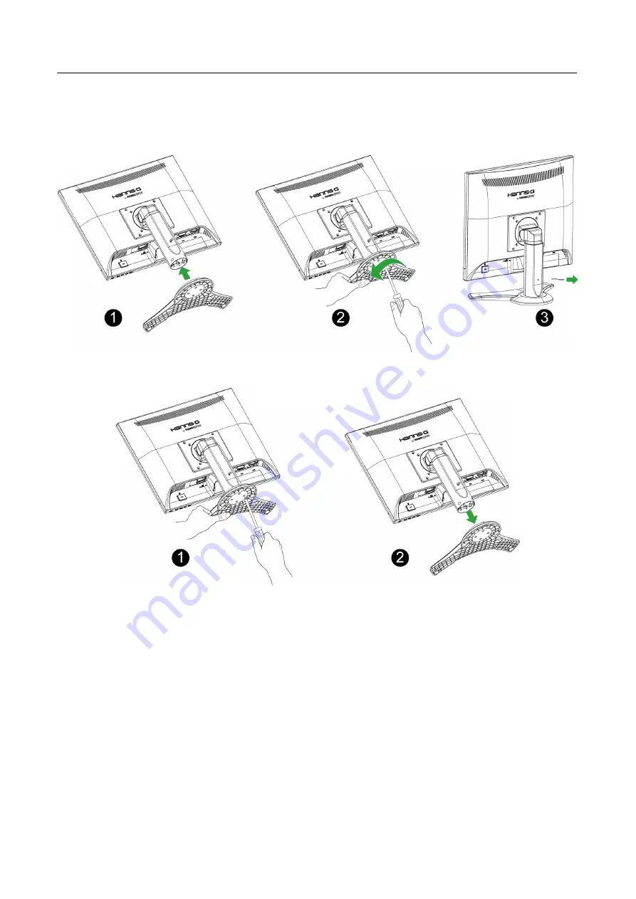 HANNspree Hanns-G HP194DJB User Manual Download Page 8