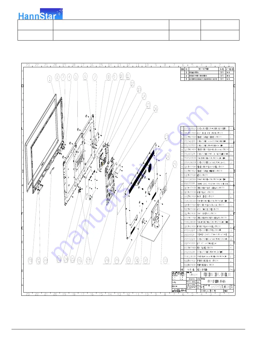 HannStar HSG1132 Service Manual Download Page 47