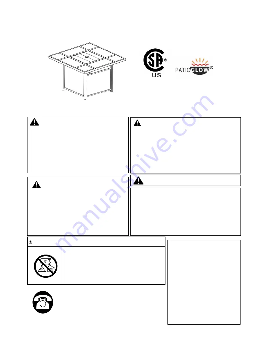 Hanover 99010 Assembly Instructions Manual Download Page 2