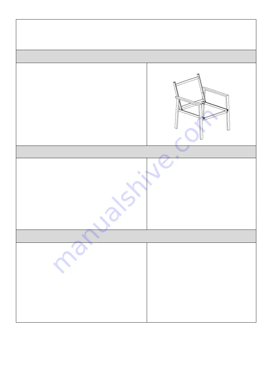 Hanover FCA30332BST Assembly Instructions Manual Download Page 4