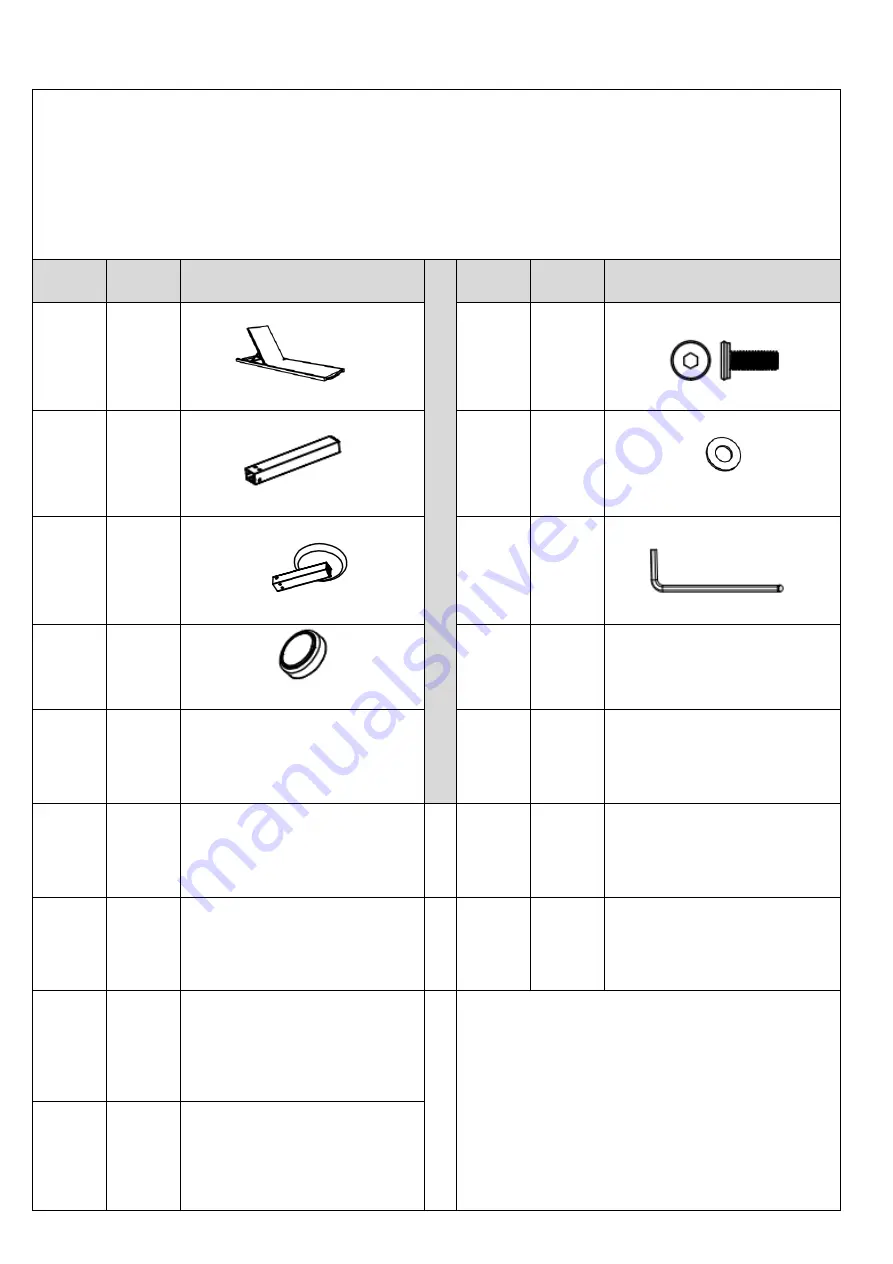 Hanover FLA00102B-3 Assembly Instructions Download Page 4