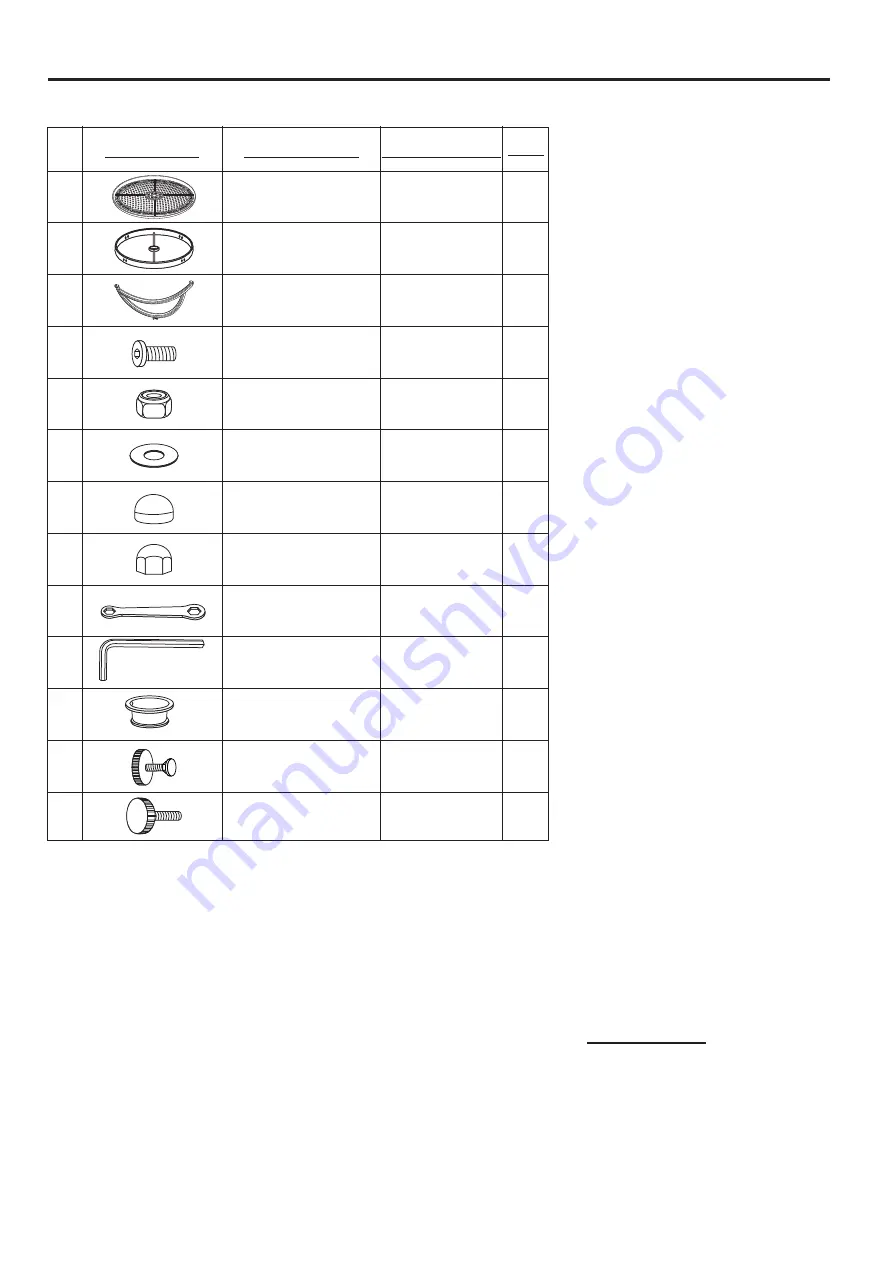 Hanover FNTDN5PCSWC Assembly Instructions Manual Download Page 7