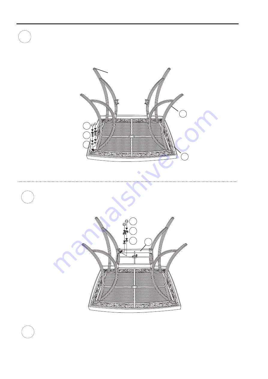 Hanover Fontana FNTDN9PCSQC Assembly Instructions Manual Download Page 5