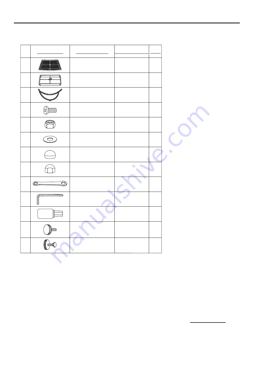 Hanover Fontana FNTDN9PCSQC Assembly Instructions Manual Download Page 6