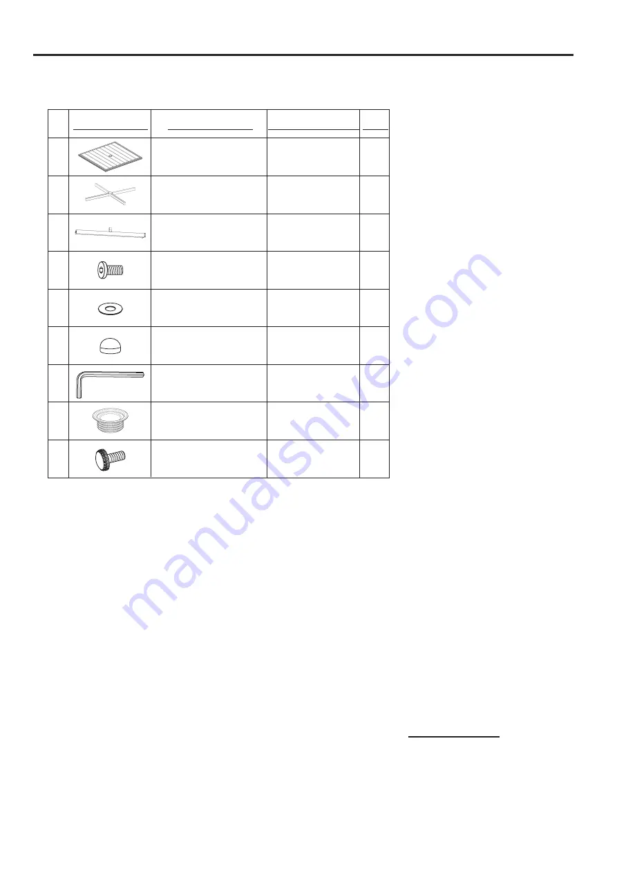 Hanover Foxhill FOXDN5PCSBR-G-SU Manual Download Page 7