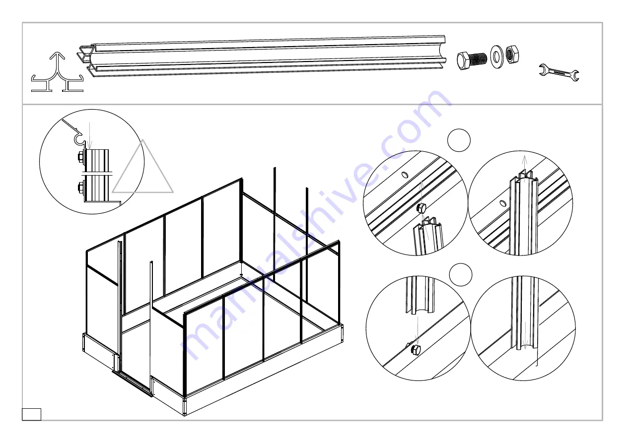 Hanover HANGRNHSP8X6-GRN Assembly Instruction Manual Download Page 20