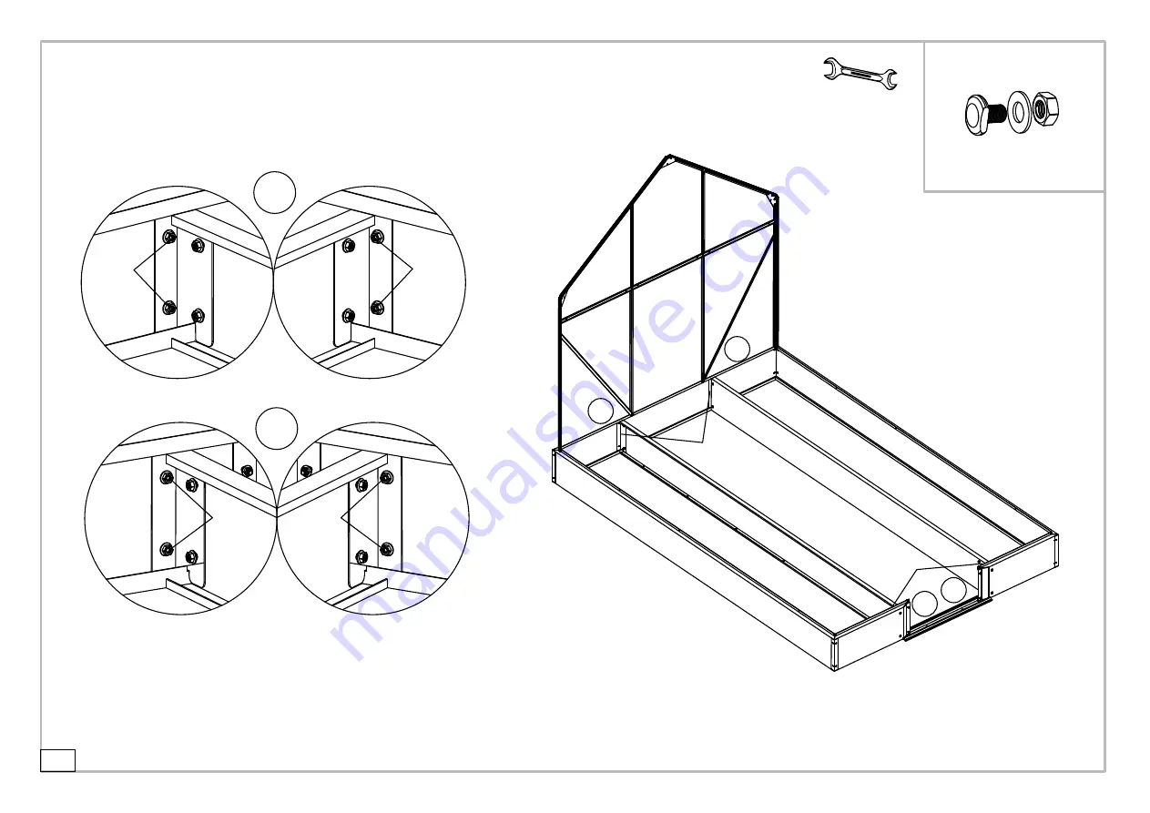 Hanover HANGRNHSP8X6-GRN Assembly Instruction Manual Download Page 31