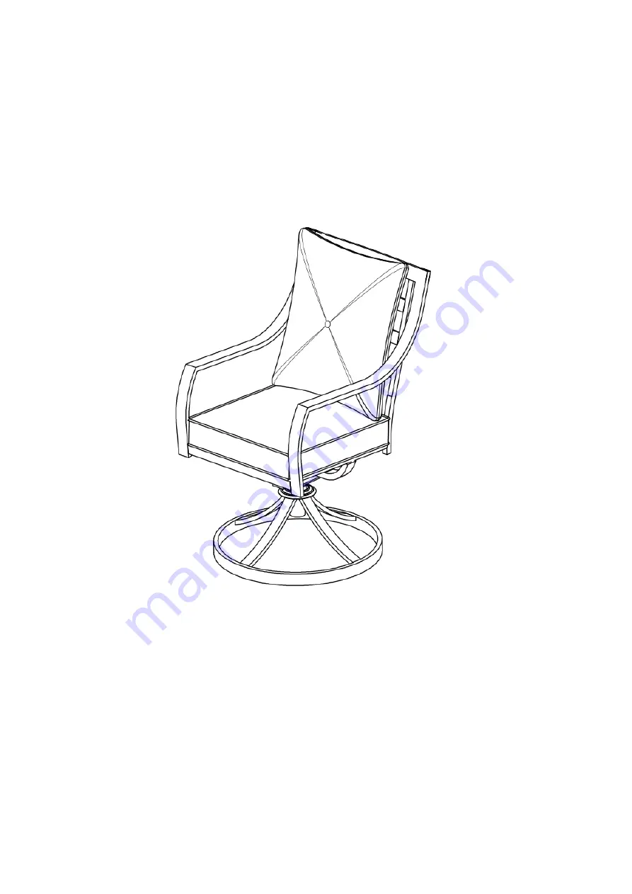 Hanover High Dining Swivel Chair Owner'S Manual Download Page 3