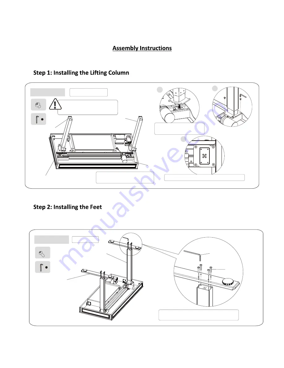 Hanover HSD0423-BRN Assembly  & Care Manual Download Page 5