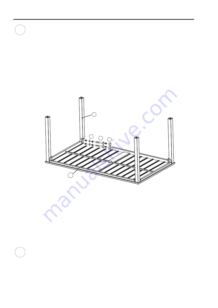 Hanover Morrison MORDN7PC-WHT Assembly Instructions Manual Download Page 4