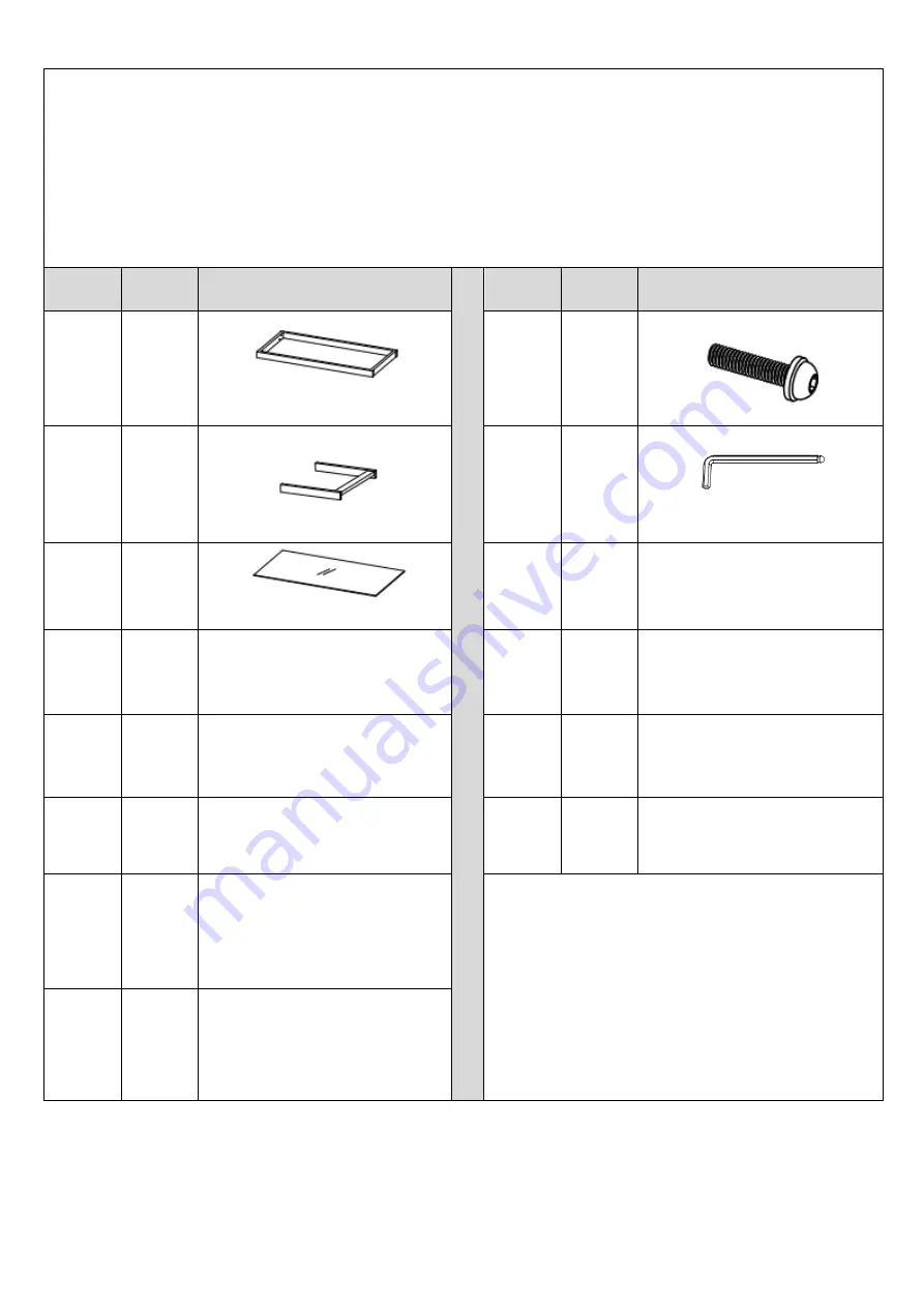 Hanover NAPLES4PC-WN Assembly Instructions Manual Download Page 9