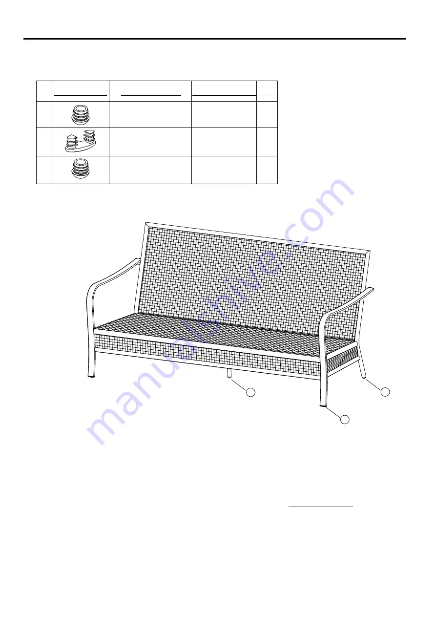 Hanover OAKMONT4PCS-ASH Скачать руководство пользователя страница 5