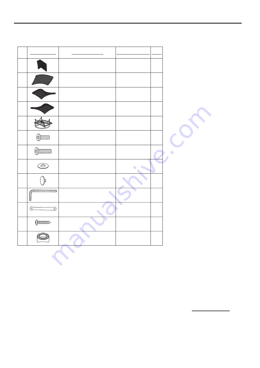 Hanover ORL5PCTFPSW4-TAN Manual Download Page 5