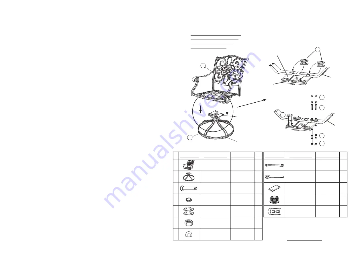 Hanover TRADDN3PCSW-RED Manual Download Page 6