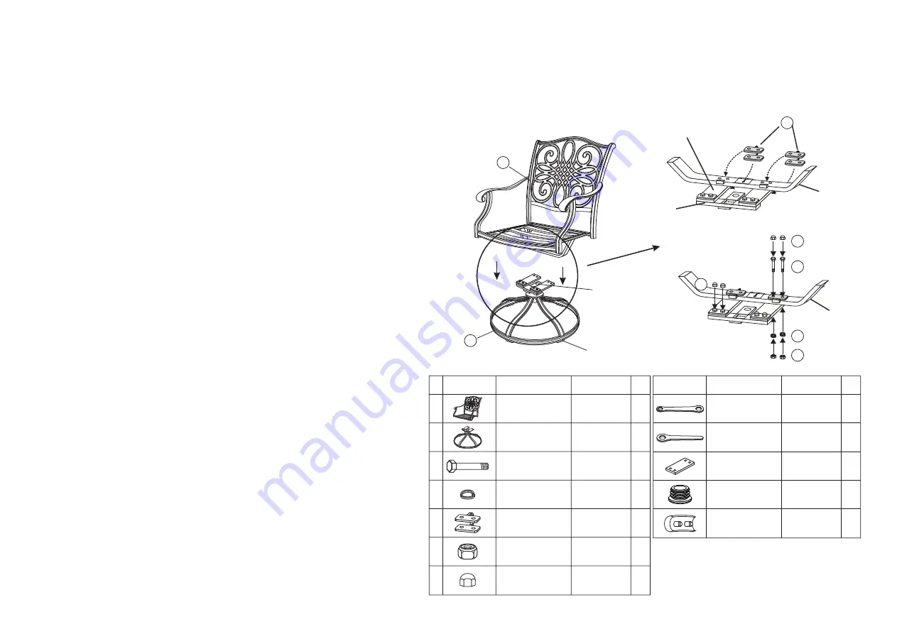 Hanover Traditions TRADDN5PCSWG-BLU Manual Download Page 4