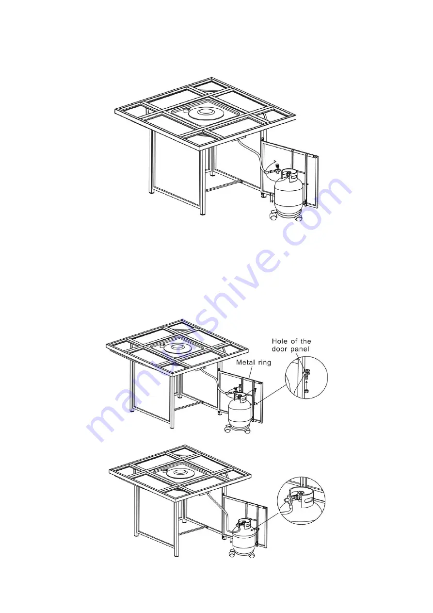 Hanover TRADTILE4PCFP-BLU Assembly Instructions Manual Download Page 16