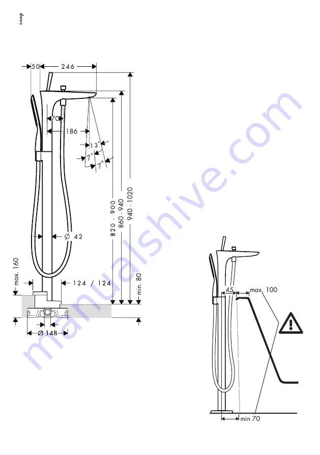 Hans Grohe 10452180 Скачать руководство пользователя страница 58