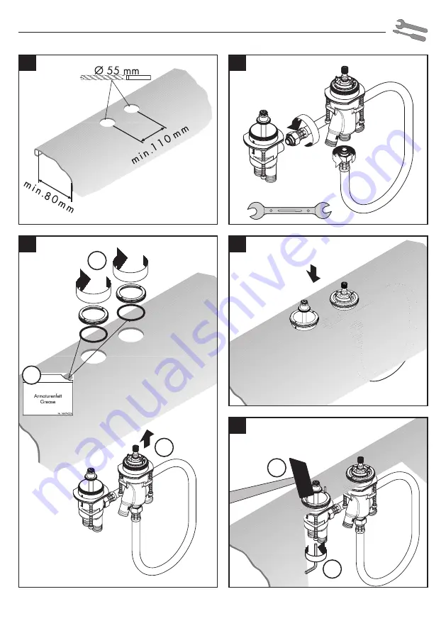 Hans Grohe 1355018 Series Instructions For Use/Assembly Instructions Download Page 31