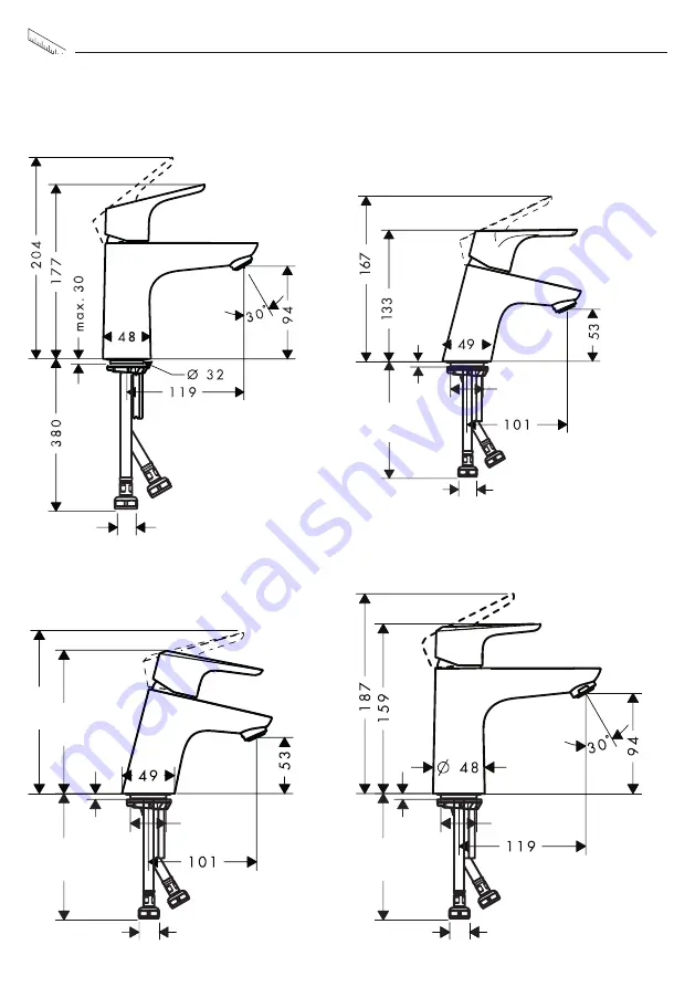 Hans Grohe 31517003 Assembly Instructions Manual Download Page 8