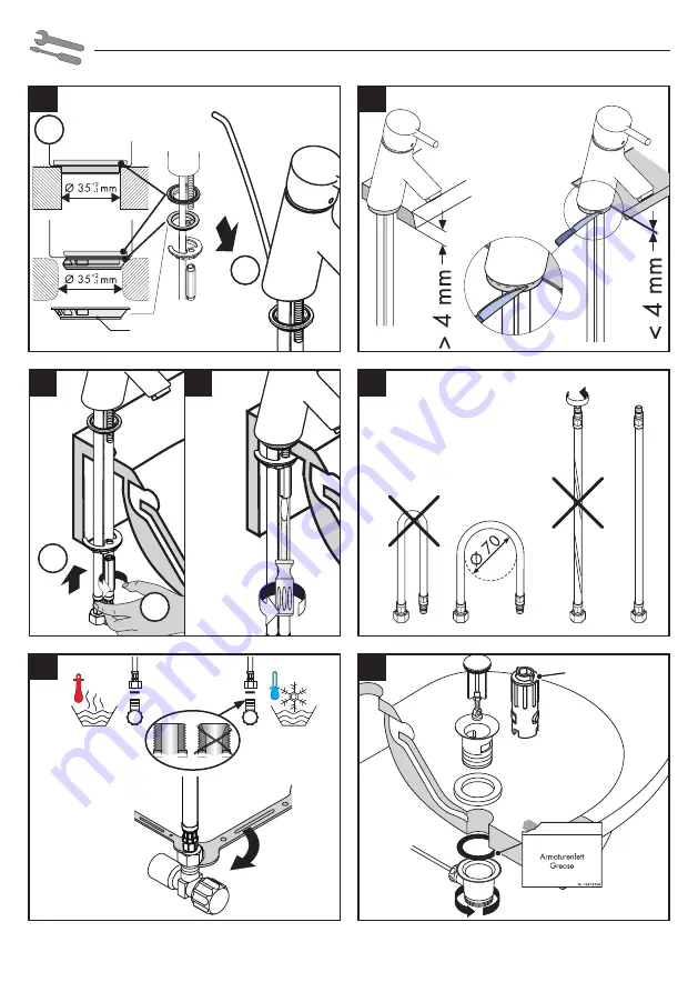 Hans Grohe 31517003 Instructions For Use/Assembly Instructions Download Page 4