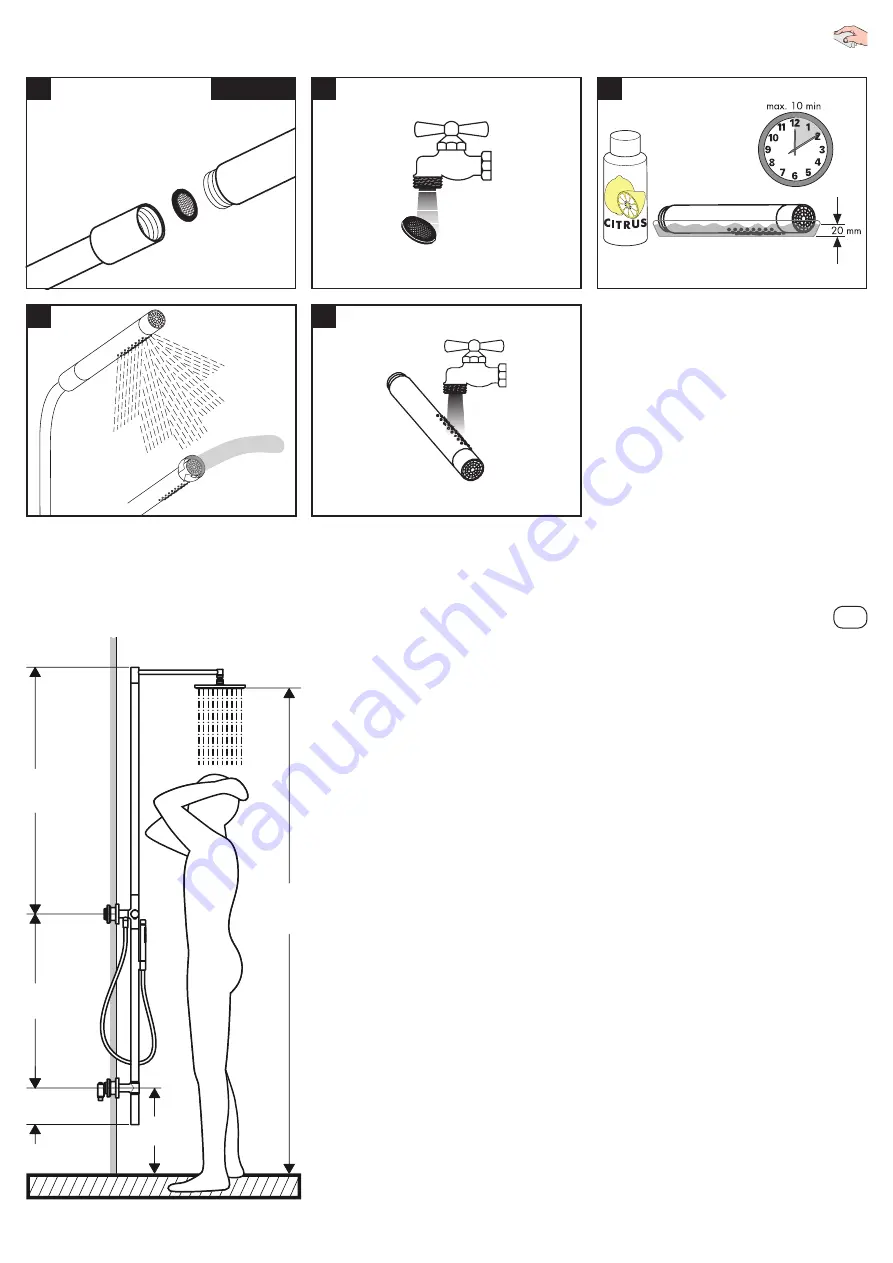 Hans Grohe 4059625434987 Instructions For Use/Assembly Instructions Download Page 45