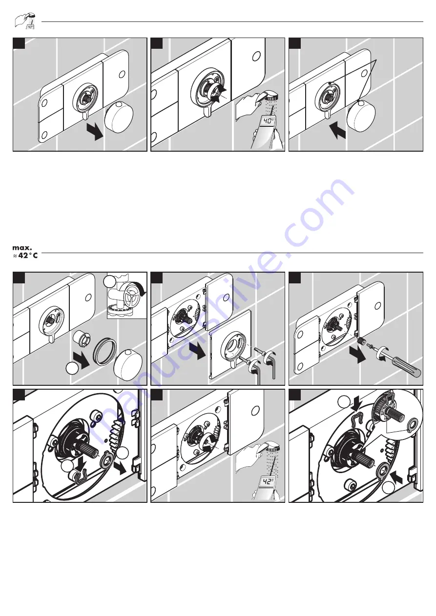 Hans Grohe 45711000 Instructions For Use/Assembly Instructions Download Page 40