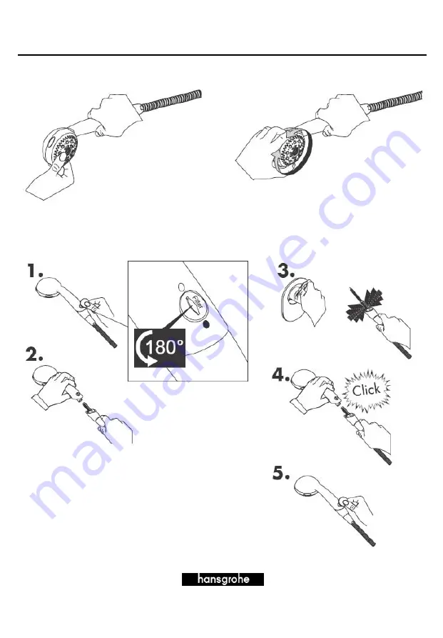 Hans Grohe Aktiva A8 28547 Series Manual Download Page 5