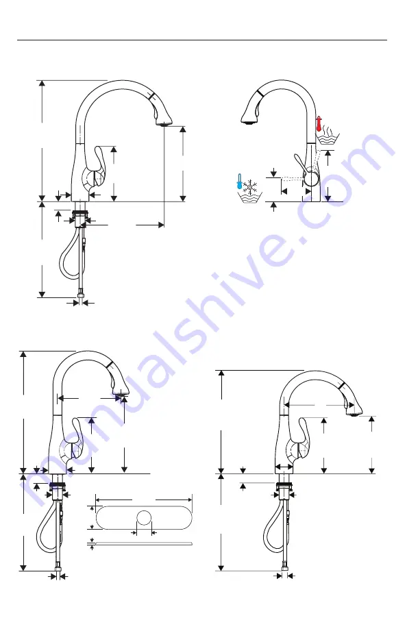 Hans Grohe Allegro E Gourmet 04066 0 Series Installation/User Instructions/Warranty Download Page 4