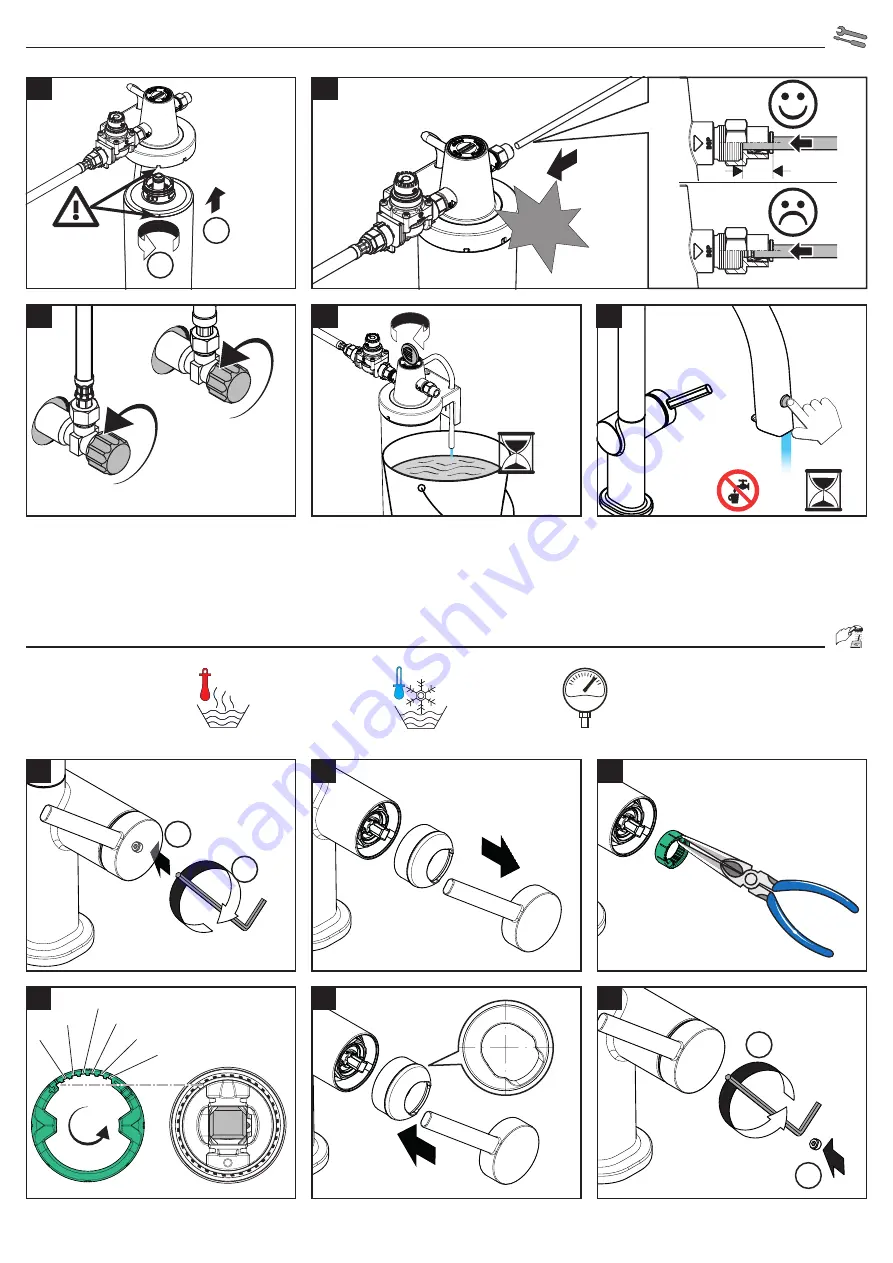 Hans Grohe Aqittura M91 210 1jet sBox 76800 Series Instructions For Use/Assembly Instructions Download Page 25