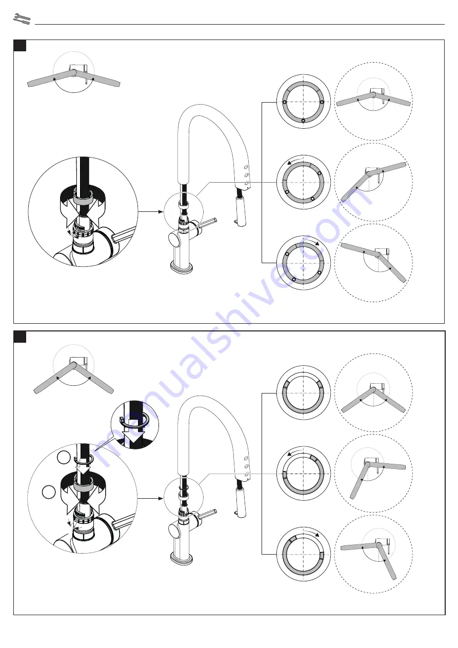 Hans Grohe Aqittura M91 210 1jet sBox SodaSystem 76806... Скачать руководство пользователя страница 4