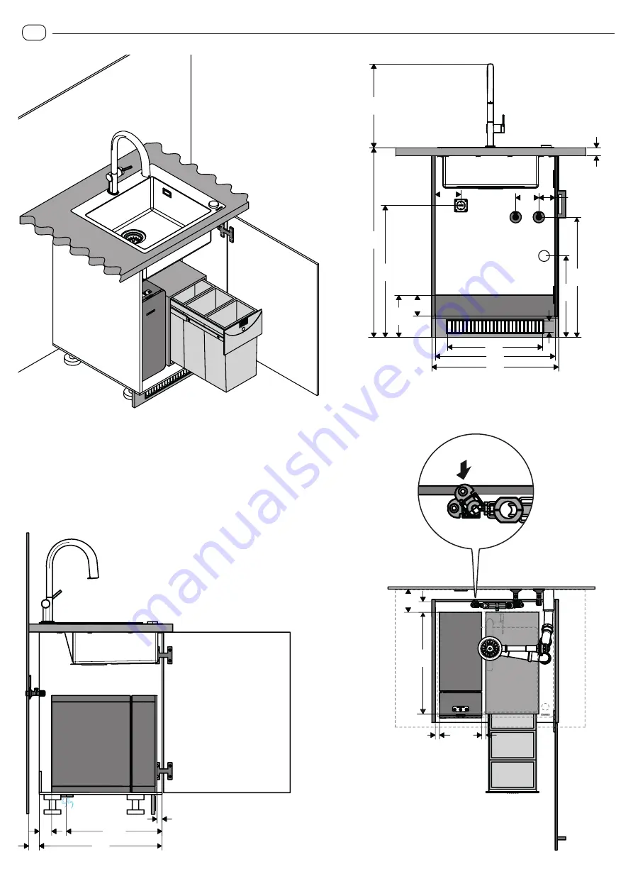 Hans Grohe Aqittura M91 210 1jet sBox SodaSystem 76806... Instructions For Use/Assembly Instructions Download Page 14