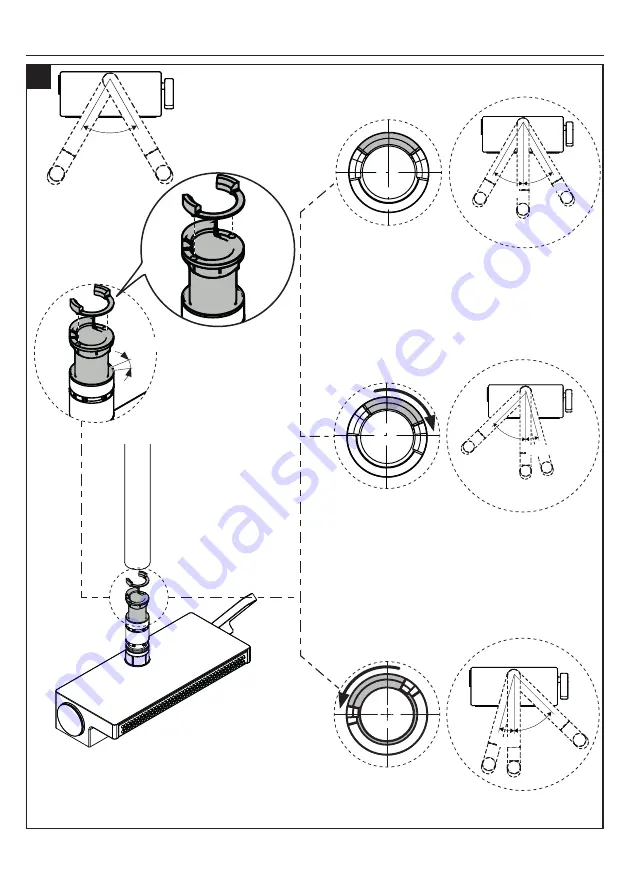 Hans Grohe Aquno Select 170 3jet sBox 73831001 Installation/User Instructions/Warranty Download Page 12