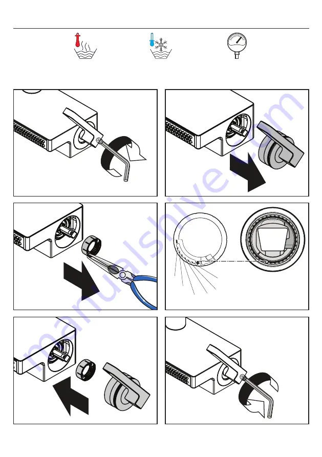 Hans Grohe Aquno Select 170 3jet sBox 73831001 Installation/User Instructions/Warranty Download Page 22