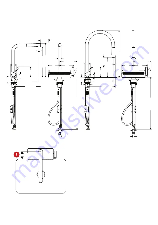 Hans Grohe Aquno Select M81 250 2jet 73836341 Installation/User Instructions/Warranty Download Page 4