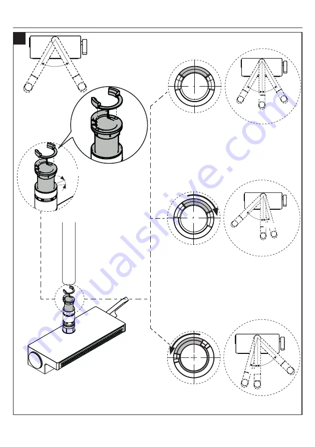 Hans Grohe Aquno Select M81 250 2jet sBox 73830 Series Скачать руководство пользователя страница 12