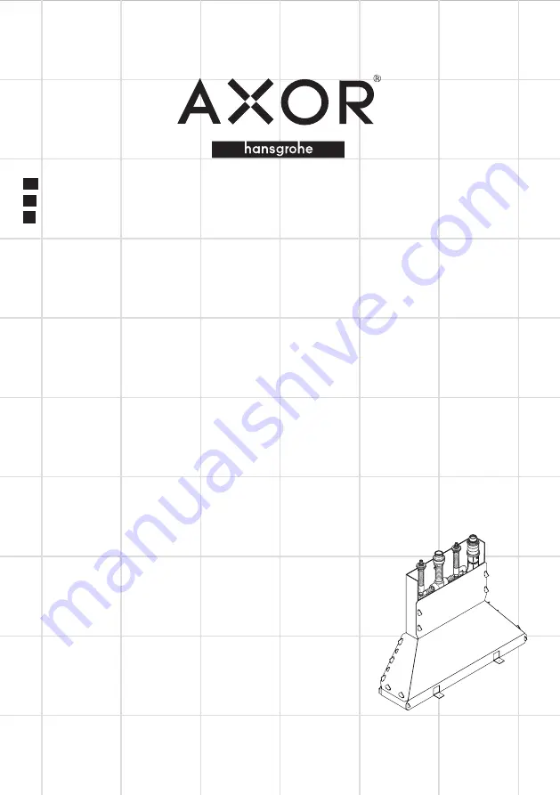 Hans Grohe Axor 13444181 User Instructions Download Page 1