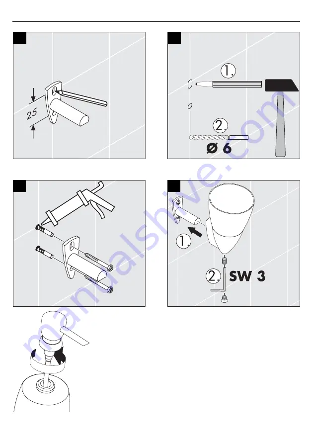 Hans Grohe AXOR Azzur 41119 Series Скачать руководство пользователя страница 3