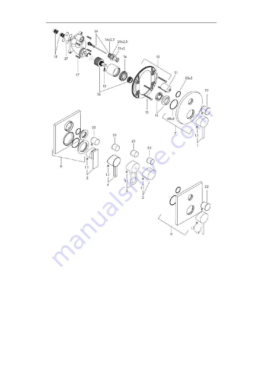 Hans Grohe AXOR Citterio 39455 Series Скачать руководство пользователя страница 4