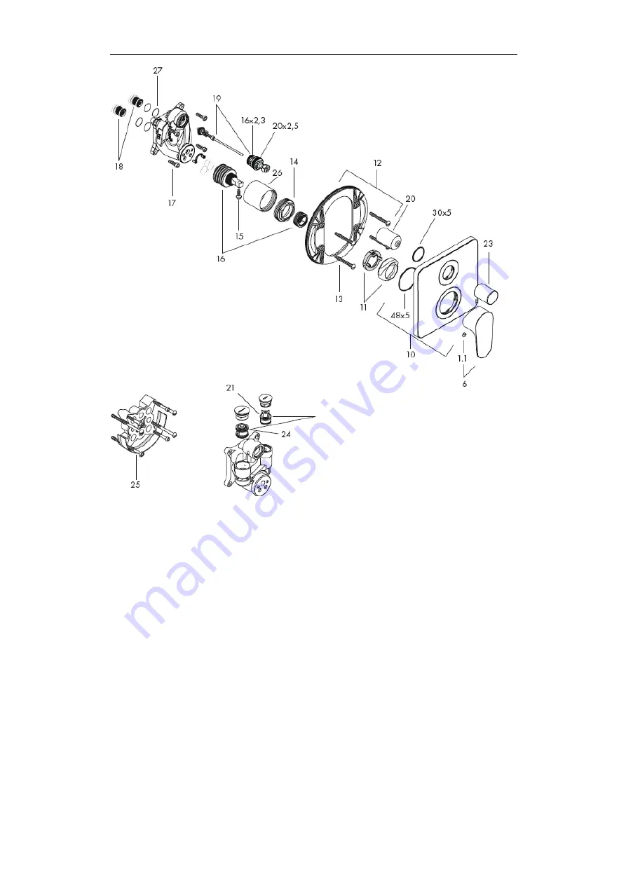 Hans Grohe AXOR Citterio 39455 Series Assembly Instructions Manual Download Page 25