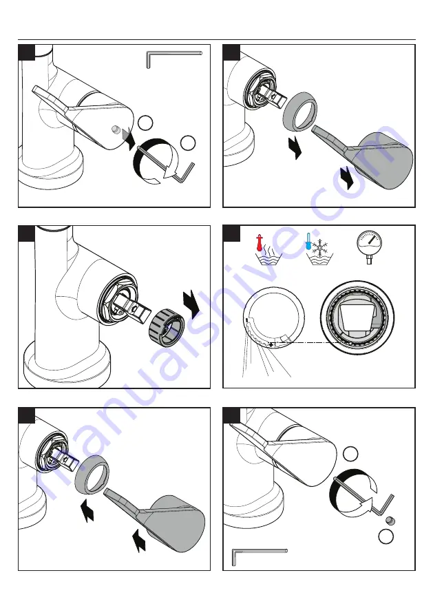 Hans Grohe Axor Citterio 39840801 Installation/User Instructions/Warranty Download Page 9