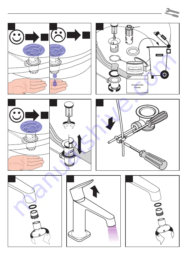 Hans Grohe Axor Citterio M 34010003 Instructions For Use And Assembly Instructions Download Page 7