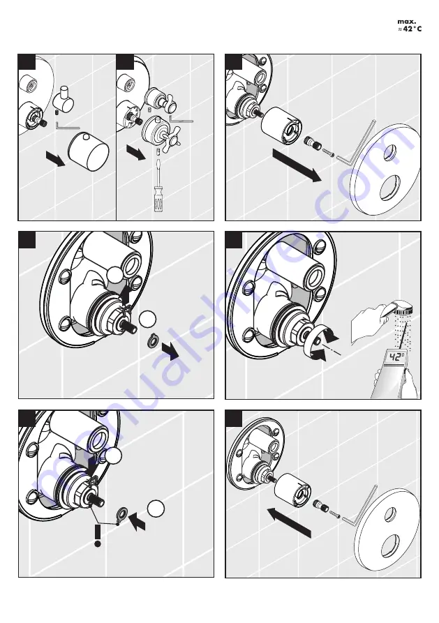 Hans Grohe AXOR Massaud Series Instructions For Use/Assembly Instructions Download Page 63