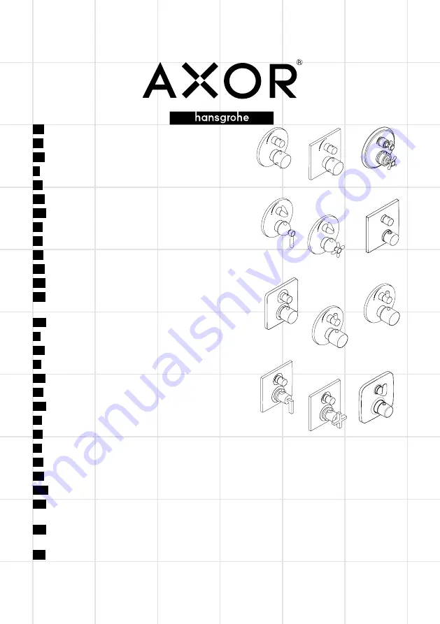 Hans Grohe AXOR Montreux 16800 Series Instructions For Use/Assembly Instructions Download Page 1