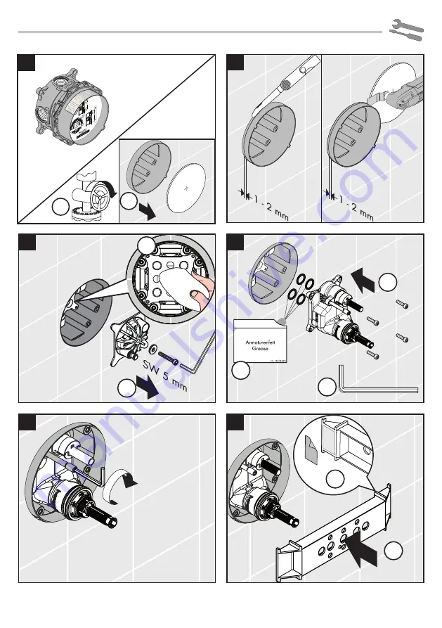 Hans Grohe AXOR ShowerSelect Round 36722 Series Instructions For Use/Assembly Instructions Download Page 61