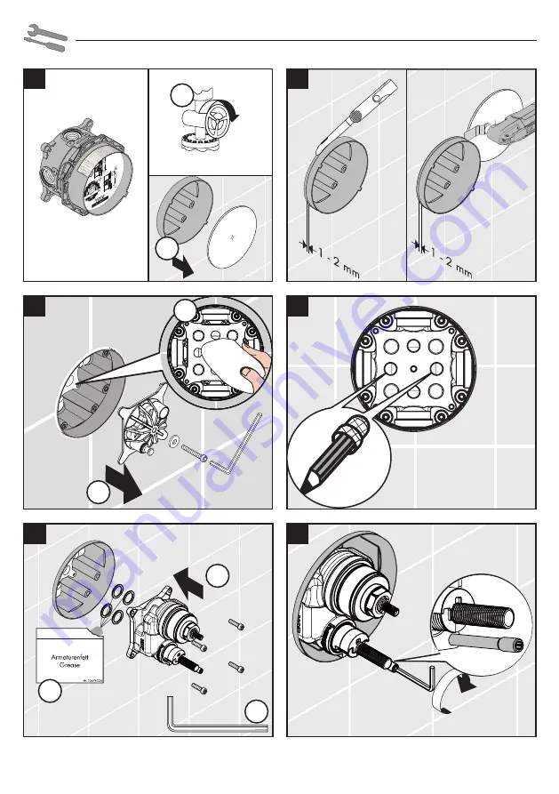 Hans Grohe AXOR ShowerSelect Round 36726 Series Скачать руководство пользователя страница 60