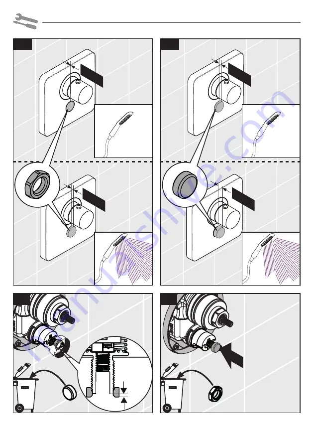 Hans Grohe AXOR ShowerSelect Round 36726 Series Скачать руководство пользователя страница 62